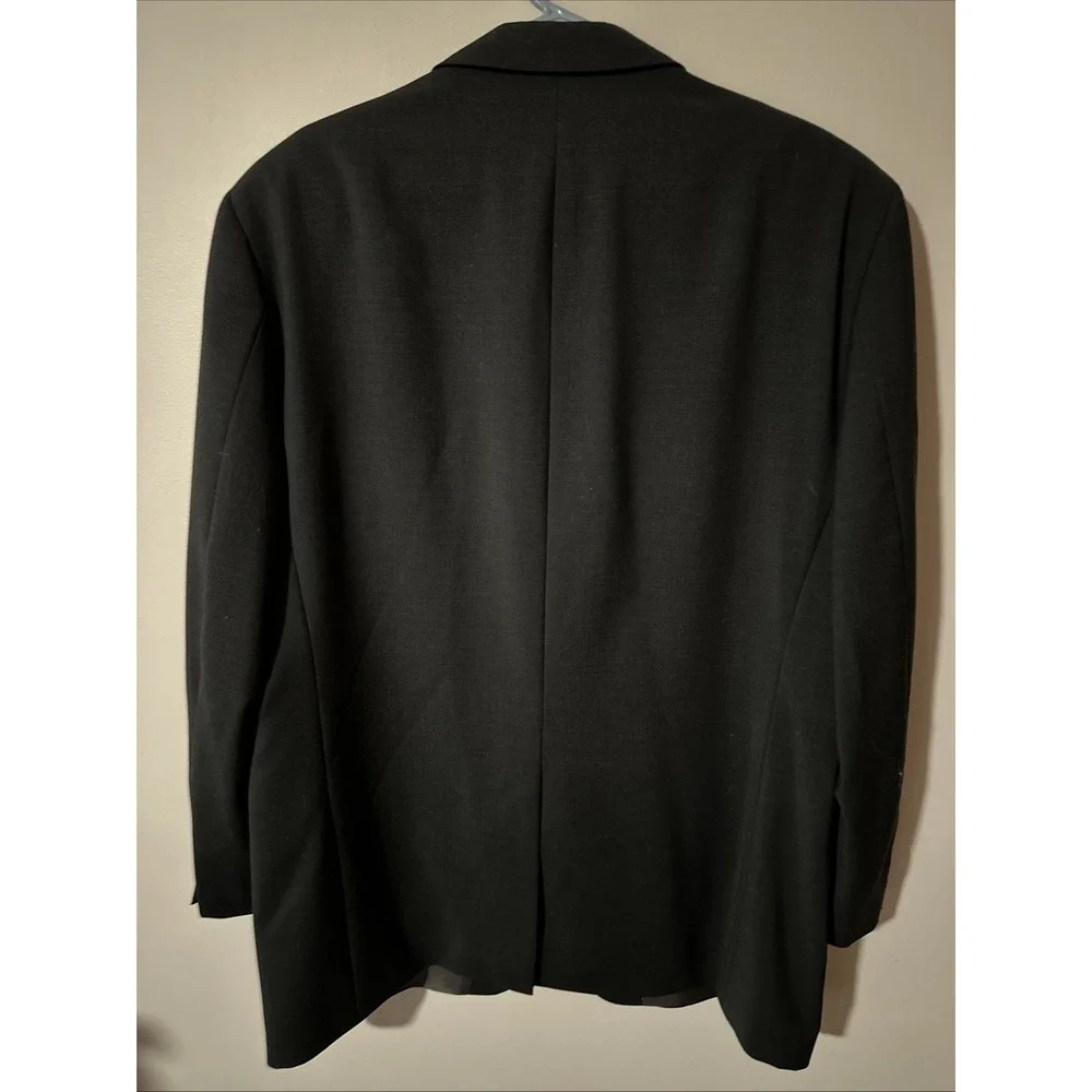 John W Nordstrom Men's Suit Jacket 44R38 Canada Gray Wool Blazer Dark Gray‎